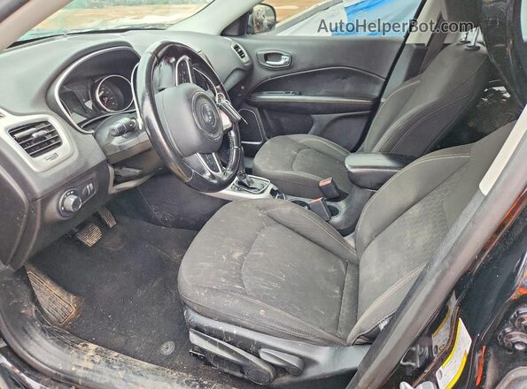 3C4NJCAB5LT169944 2020 JEEP COMPASS Черный Вид салона спереди