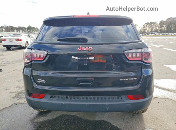 3C4NJCAB7MT505210 2021 JEEP COMPASS Black უკანა ხედი