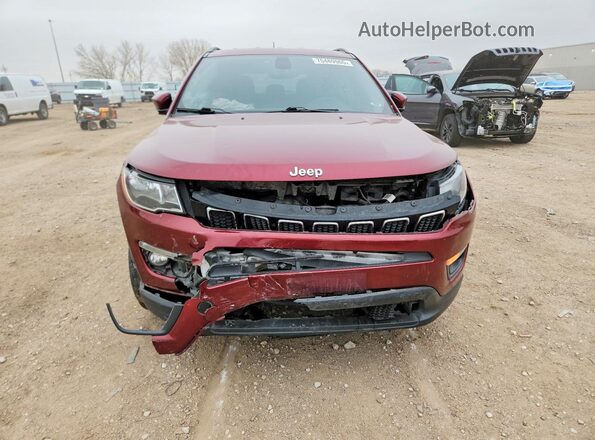 3C4NJCBB0MT574108 2021 JEEP COMPASS Maroon Vista frontal