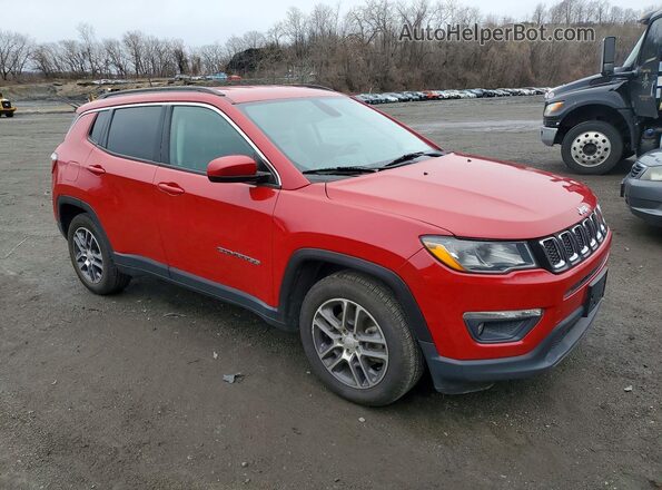 3C4NJCBB1LT130413 2020 JEEP COMPASS Красный Передняя правая четверть