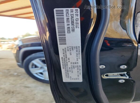3C4NJCBB5NT137061 2022 JEEP COMPASS Black Vista de la etiqueta del VIN