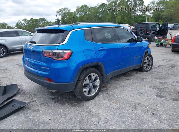 3C4NJCCB5MT555746 2021 JEEP COMPASS Blue Հետևի աջ