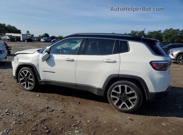 3C4NJCCB8MT605149 2021 JEEP COMPASS White Trasero izquierdo
