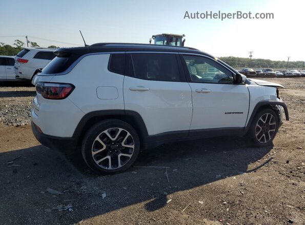 3C4NJCCB8MT605149 2021 JEEP COMPASS White Trasero derecho