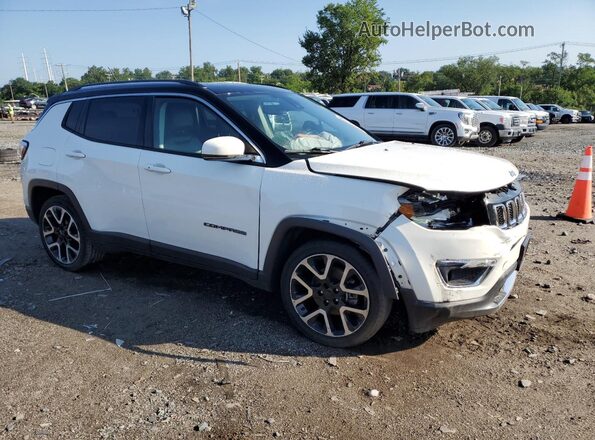 3C4NJCCB8MT605149 2021 JEEP COMPASS White Delantero derecho