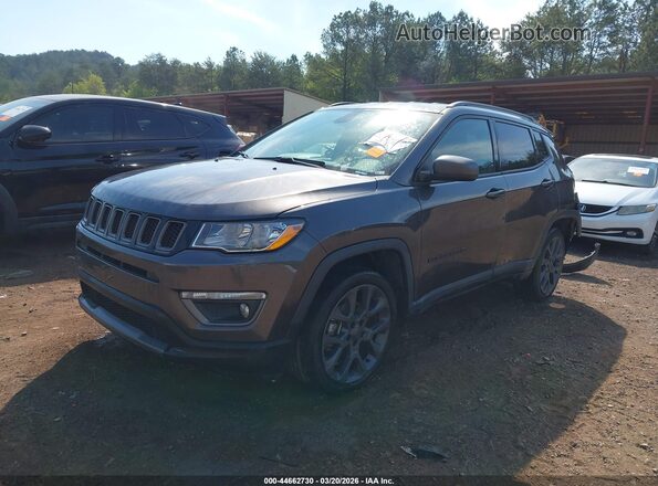 3C4NJCEB5MT581258 2021 JEEP COMPASS Gray Передня ліва чверть