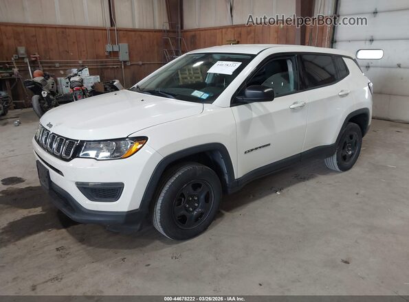 3C4NJDAB0JT248859 2018 JEEP COMPASS White Front left