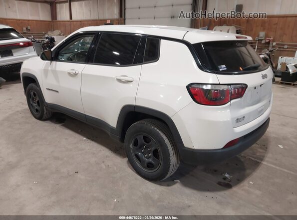 3C4NJDAB0JT248859 2018 JEEP COMPASS White Rear left
