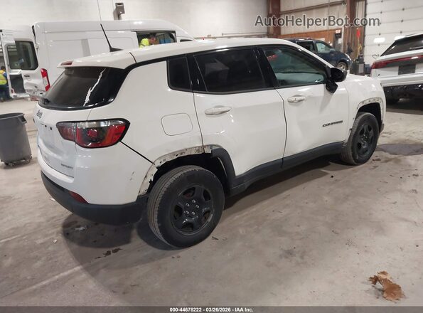 3C4NJDAB0JT248859 2018 JEEP COMPASS White Rear right