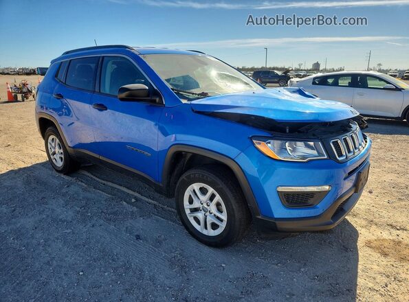 3C4NJDAB0MT601962 2021 JEEP COMPASS Blue Առջևի աջ