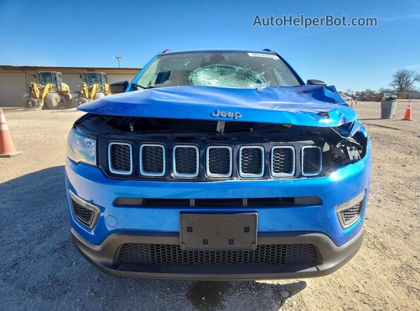 3C4NJDAB0MT601962 2021 JEEP COMPASS Blue Դիմացի տեսք