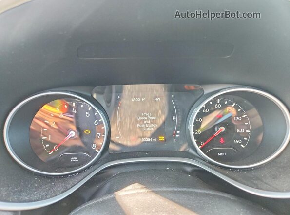 3C4NJDAB0MT601962 2021 JEEP COMPASS Blue Սարքավորումների վահանակի տեսք