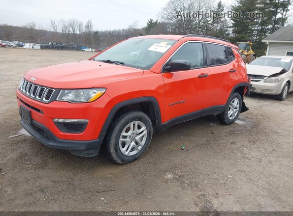 3C4NJDAB8KT811545 2019 JEEP COMPASS Orange 