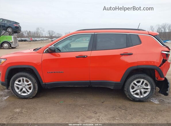 3C4NJDAB8KT811545 2019 JEEP COMPASS Orange 