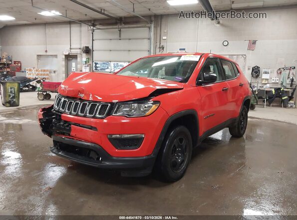 3C4NJDAB9MT551644 2021 JEEP COMPASS Оранжевый Передняя левая четверть