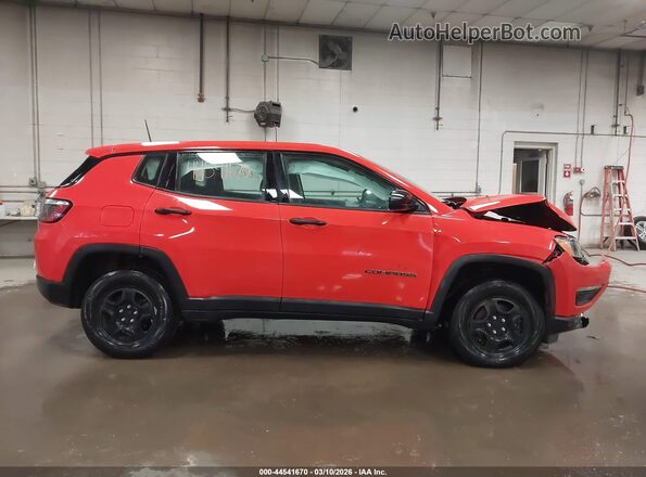 3C4NJDAB9MT551644 2021 JEEP COMPASS Оранжевый Вид задней части салона