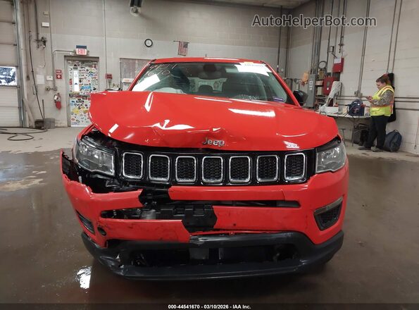 3C4NJDAB9MT551644 2021 JEEP COMPASS Оранжевый Вид щитка приборов