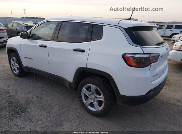 3C4NJDAN5PT519871 2023 JEEP COMPASS 4D 4WD (NEW) White Rear left