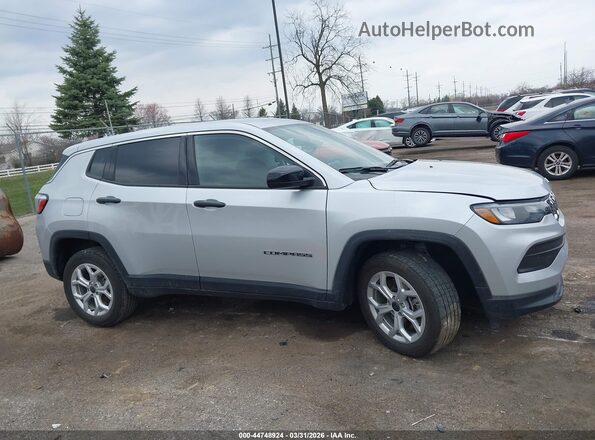 3C4NJDAN6ST566044 2025 JEEP COMPASS Silver სალონის 360-გრადუსიანი ხედი
