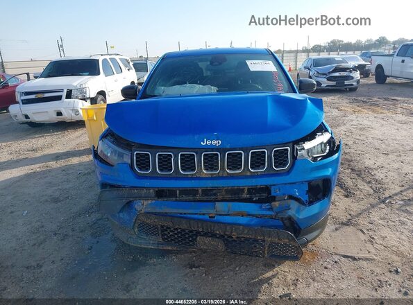 3C4NJDAN9RT175772 2024 JEEP COMPASS Blue Widok zestawu wskaźników