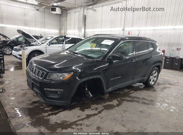3C4NJDBB0KT665172 2019 JEEP COMPASS Black Vista tres cuartos delantera izquierda