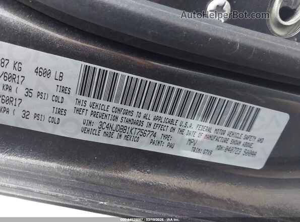 3C4NJDBB1KT756774 2019 JEEP COMPASS Gray Widok komory silnika