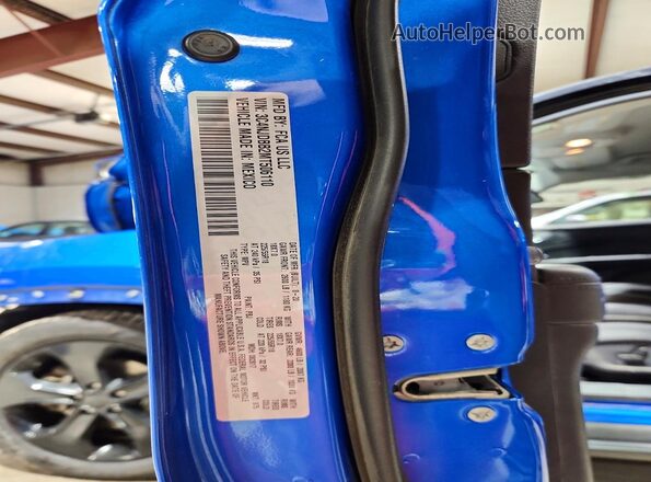 3C4NJDBB2MT506110 2021 JEEP COMPASS Blue Engine compartment view