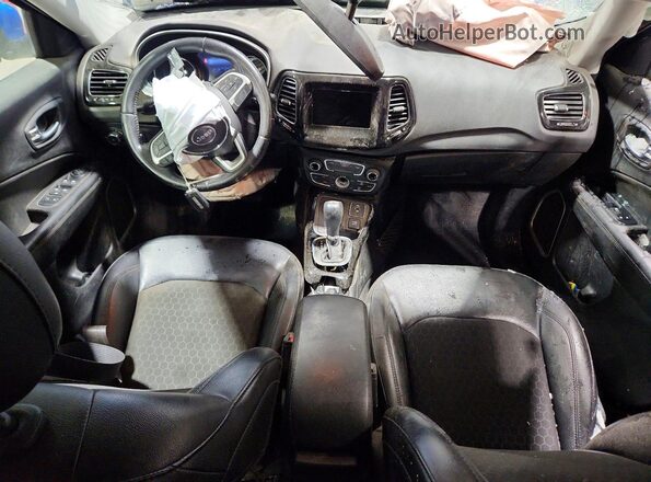 3C4NJDBB2MT506110 2021 JEEP COMPASS Blue Dashboard view