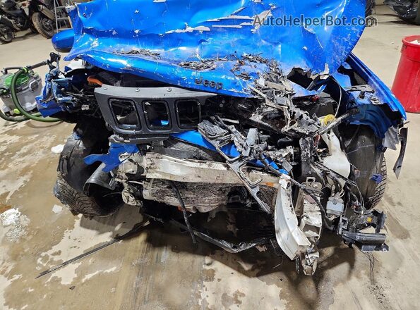 3C4NJDBB2MT506110 2021 JEEP COMPASS Blue Rear interior view