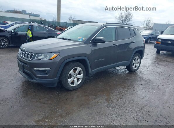 3C4NJDBB4JT161870 2018 JEEP COMPASS Gray Առջևի ձախ երեք քառորդ տեսարան