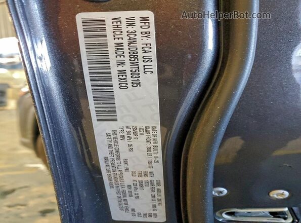 3C4NJDBB5MT503105 2021 JEEP COMPASS Gray Widok naklejki z numerem VIN