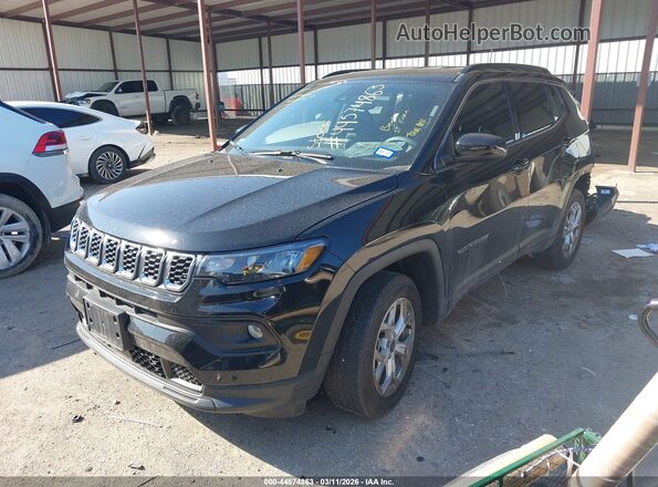 3C4NJDBN8ST581823 2025 JEEP COMPASS Black Vista tres cuartos delantera izquierda