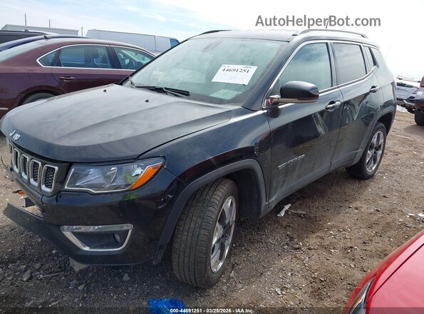 3C4NJDCB0KT678714 2019 JEEP COMPASS Black Vista tres cuartos delantera izquierda