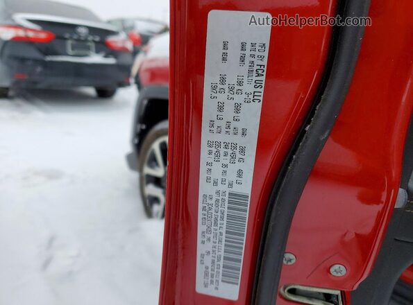 3C4NJDCB1KT734353 2019 JEEP COMPASS Red 