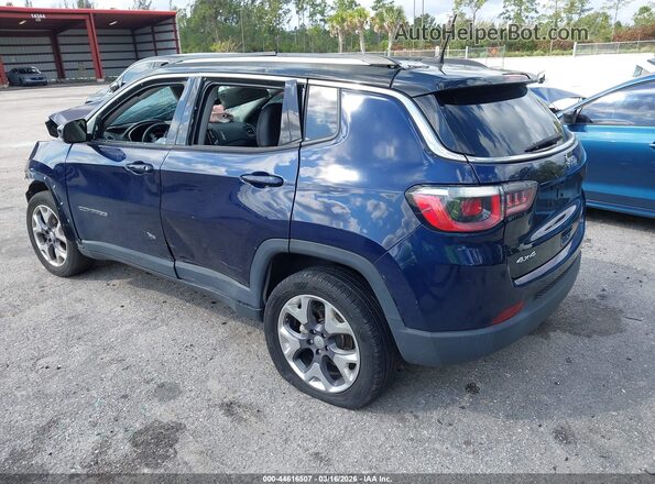 3C4NJDCB2LT167359 2020 JEEP COMPASS Blue Trasero izquierdo