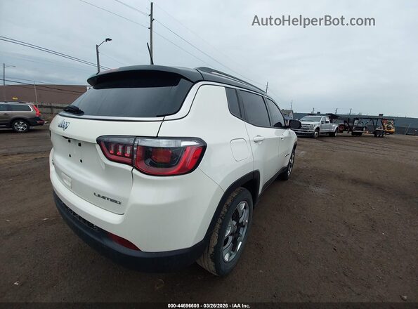3C4NJDCB3KT842568 2019 JEEP COMPASS Белый Задняя правая четверть