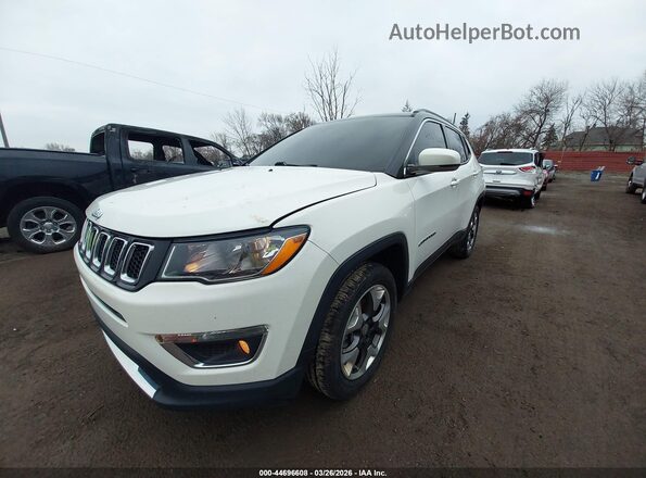 3C4NJDCB3KT842568 2019 JEEP COMPASS Белый Передняя левая четверть