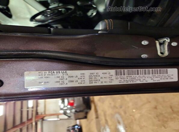 3C4NJDCB4KT740762 2019 JEEP COMPASS Black 