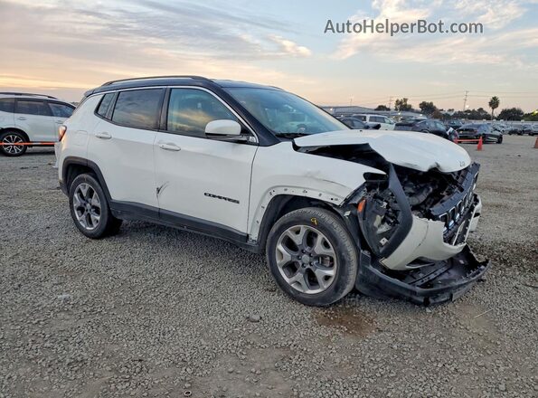 3C4NJDCB4MT596150 2021 JEEP COMPASS White Delantero derecho