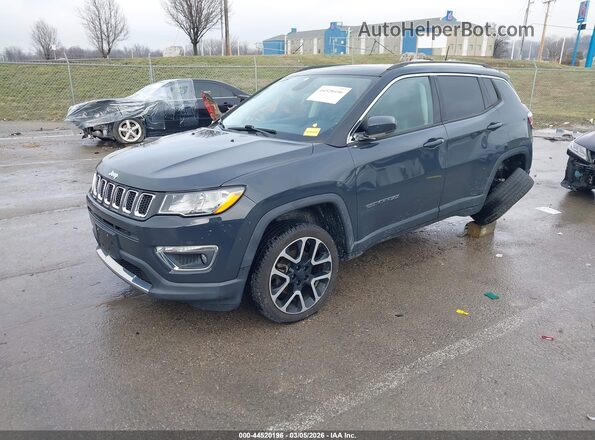 3C4NJDCB6HT666625 2017 JEEP NEW COMPASS Синий Передняя левая четверть