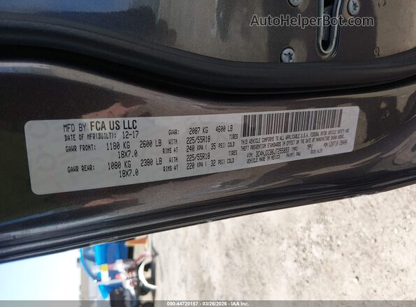 3C4NJDCB6JT255893 2018 JEEP COMPASS Серый Вид подкапотного пространства