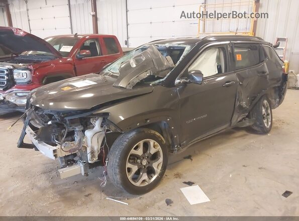 3C4NJDCB7JT238746 2018 JEEP COMPASS Gray წინა მარცხენა ხედი სამი მეოთხედიდან
