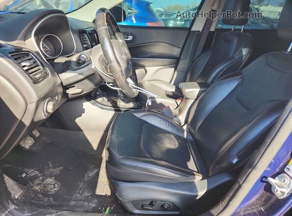3C4NJDCB9MT578890 2021 JEEP COMPASS Blue Вид салону спереду