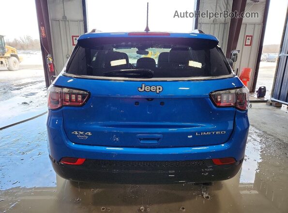 3C4NJDCBXMT520349 2021 JEEP COMPASS Blue Vista trasera