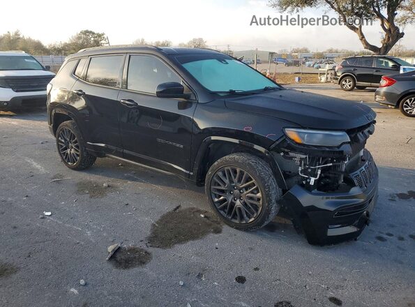 3C4NJDCN1PT567574 2023 JEEP COMPASS Черный Передняя правая четверть