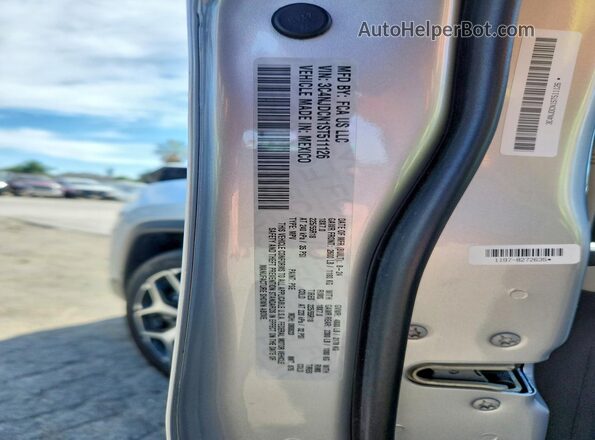 3C4NJDCN1ST511126 2025 JEEP COMPASS Silver VIN კოდის სტიკერის ხედი