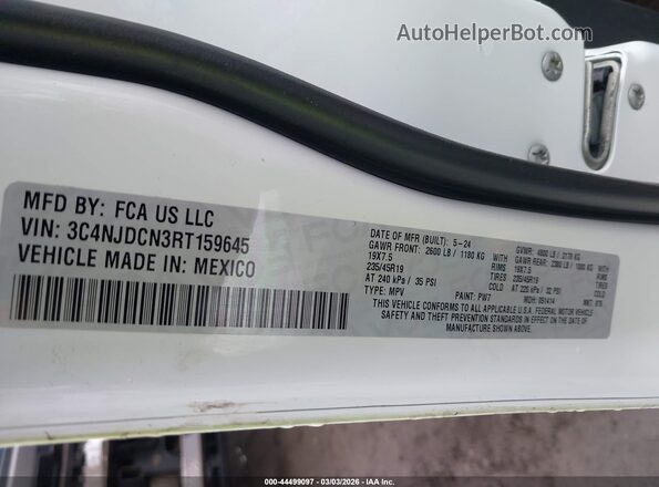 3C4NJDCN3RT159645 2024 JEEP COMPASS White 