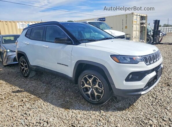 3C4NJDCN3TT207605 2026 JEEP COMPASS Белый Передняя правая четверть