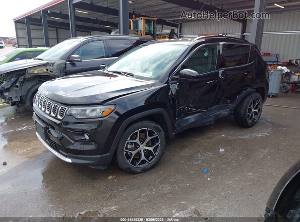 3C4NJDCN7RT114580 2024 JEEP COMPASS Black წინა მარცხენა ხედი სამი მეოთხედიდან