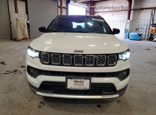 3C4NJDCN7ST584582 2025 JEEP COMPASS White Դիմացի տեսք